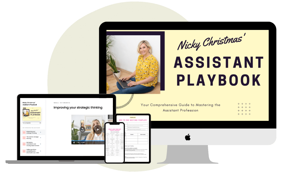 Nicky Christmas’ Assistant Playbook Online Course